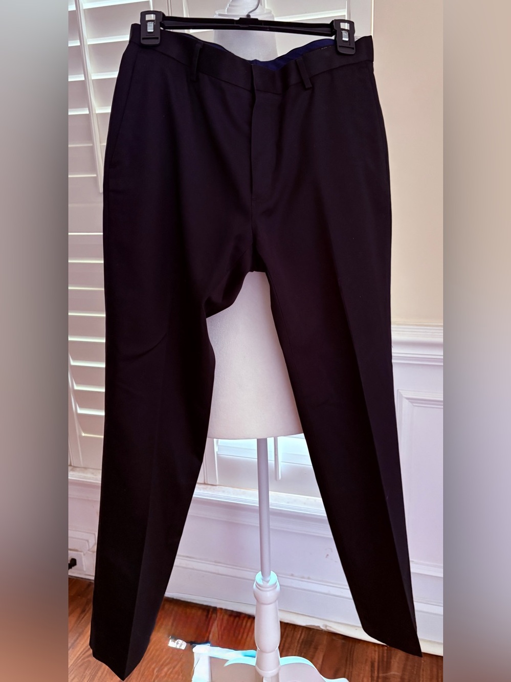 Banana Republic Black Men's Dress Pants - Classic Tailored Fit